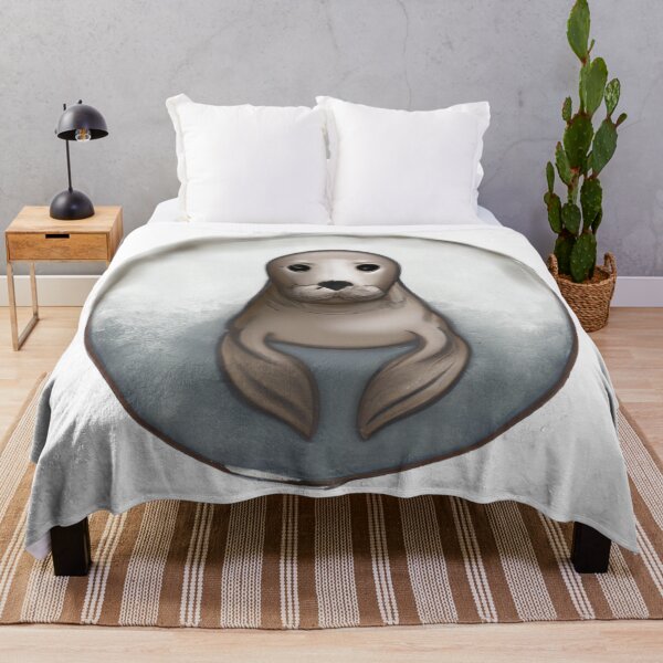 Item preview, Cute Seal Drawing designed and sold by WeHeartAnimals.