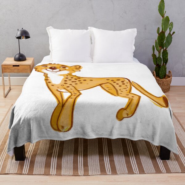 Item preview, Cute Cheetah Drawing designed and sold by WeHeartAnimals.