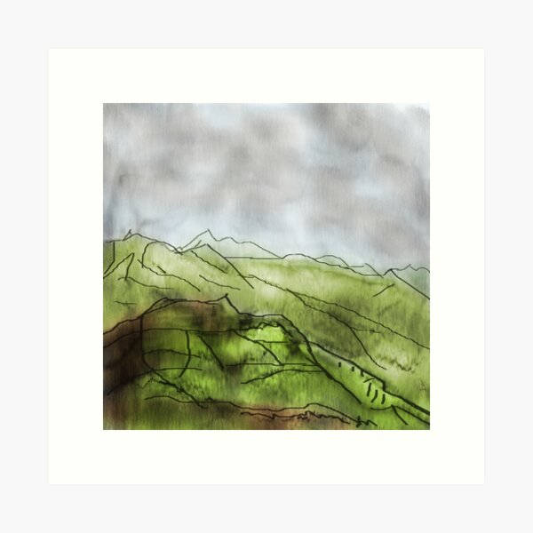 Item preview, Colourful mountain designed and sold by thebigG2005.