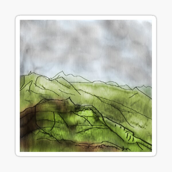 Item preview, Colourful mountain designed and sold by thebigG2005.