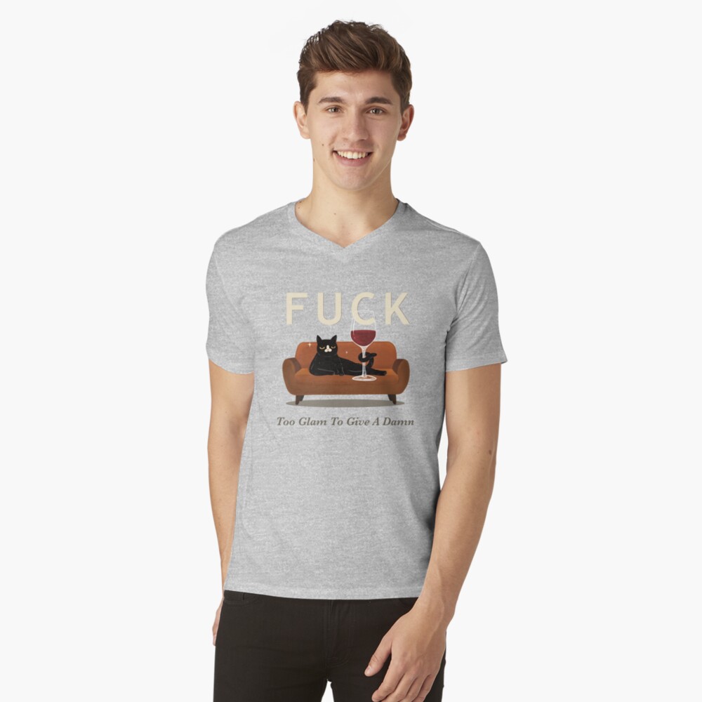 Item preview, V-Neck T-Shirt designed and sold by studioaftercigs.