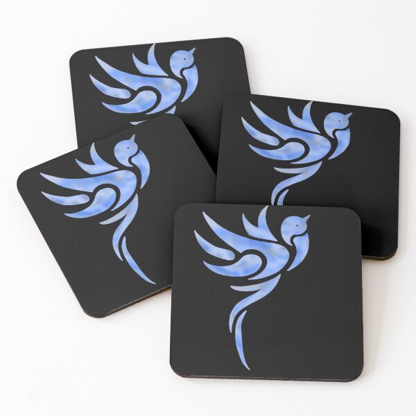 Item preview, blue bird as tribal pattern designed and sold by octo-PS.