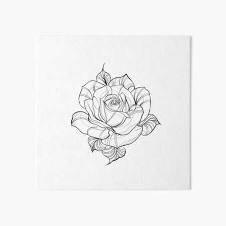 Linear hand drawing roses flowers with mandala for greeting card,  invitation, Henna drawing and tattoo template. Roses tattoo. Vector  illustration Stock Vector | Adobe Stock