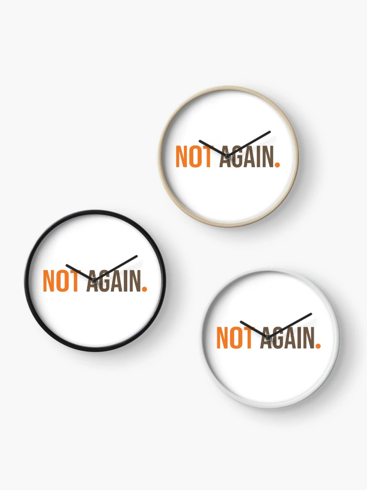 Thumbnail 3 of 4, Clock, Not Again designed and sold by Innet.