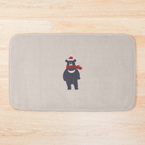 Item preview, Asiatic Black Bear Christmas sticker designed and sold by HyojinKim.