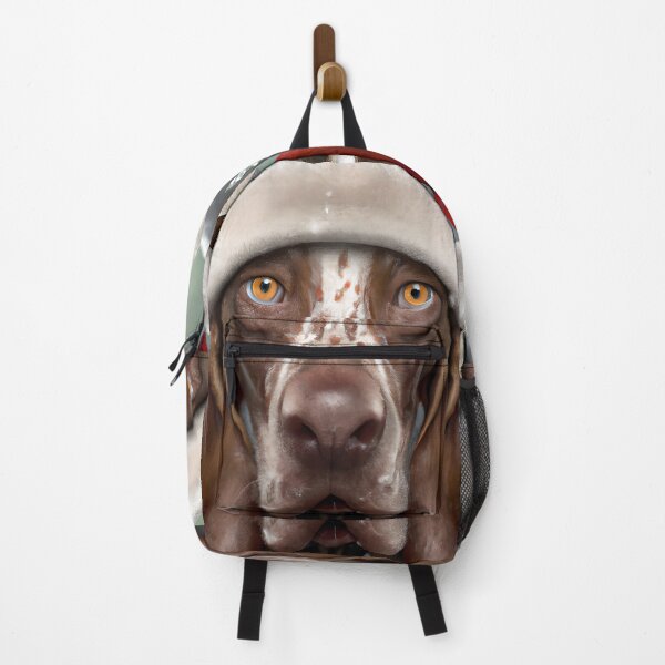 Item preview, Christmas Bracco Italiano Wearing A Santa Hat designed and sold by ZenEverAI.