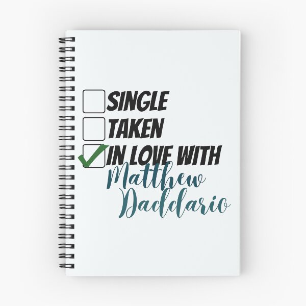 Item preview, Single, taken, in love with Matthew Daddario designed and sold by BeCreativeArts.