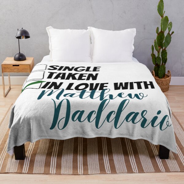 Item preview, Single, taken, in love with Matthew Daddario designed and sold by BeCreativeArts.