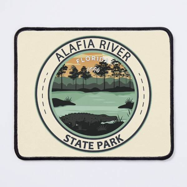 Item preview, Alafia River State Park Florida Badge designed and sold by KrisSidDesigns.