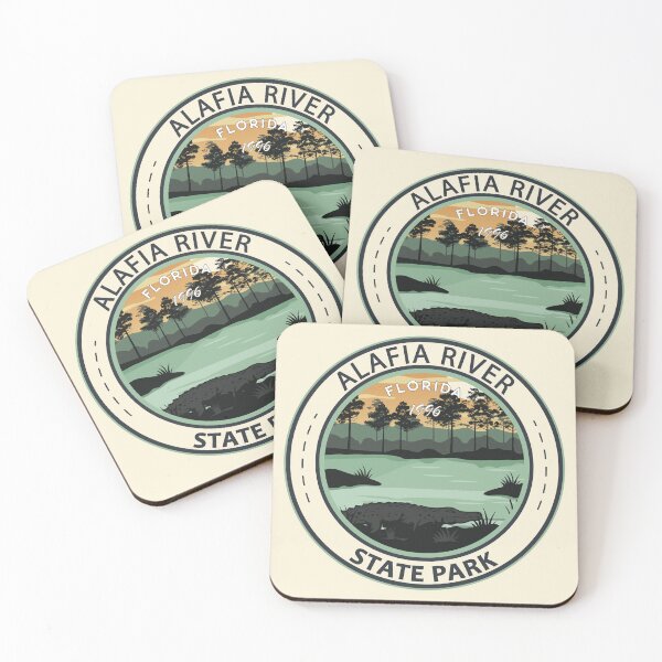 Item preview, Alafia River State Park Florida Badge designed and sold by KrisSidDesigns.