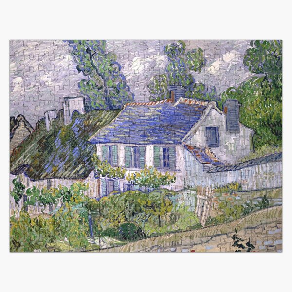 Vista previa del artículo con la obra «Casas en Auvers de Vincent van Gogh», diseñado y vendido por ramazis.