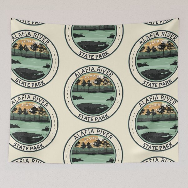 Item preview, Alafia River State Park Florida Badge designed and sold by KrisSidDesigns.