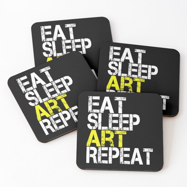 Item preview, Eat Sleep Art Repeat, Grunge  designed and sold by ACC .