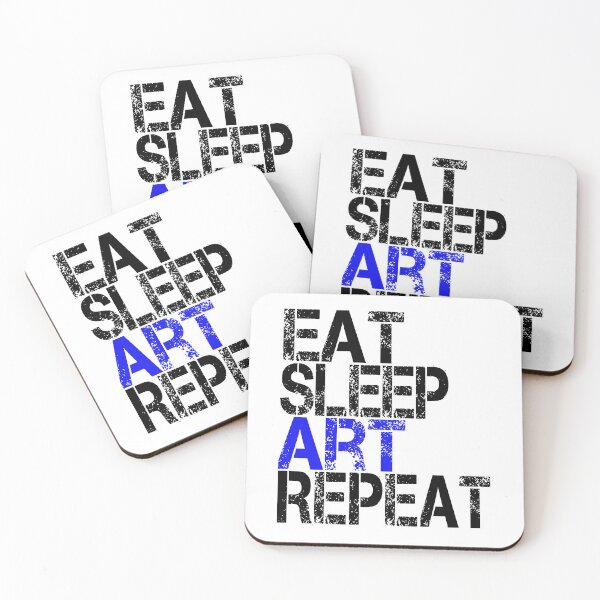 Item preview, Eat Sleep Art Repeat, Grunge  designed and sold by ACC .