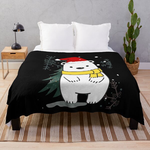 Item preview, Cute bear having fun in the winter Christmas snow designed and sold by khaled-bahaa.
