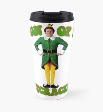 SON OF A NUTCRACKER! Buddy the Elf Christmas movie Will Ferrell Travel Mug