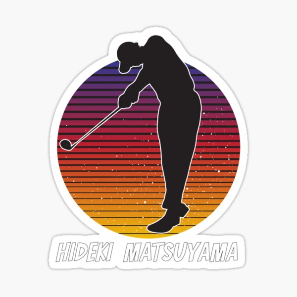“Hideki Matsuyama Master " Sticker for Sale by CaffeinatedSVG | Redbubble