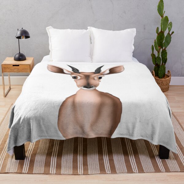 Item preview, Cute Antelope Drawing designed and sold by WeHeartAnimals.