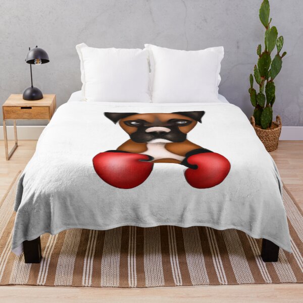 Item preview, Cute Boxer Drawing designed and sold by WeHeartAnimals.