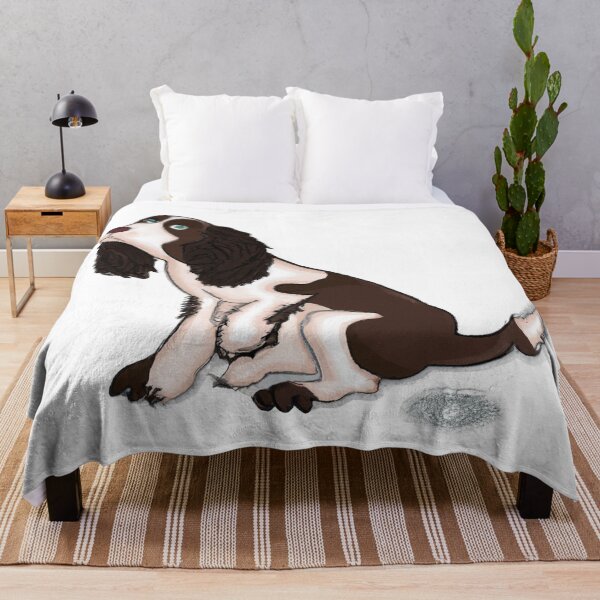 Item preview, Cute English Springer Spaniel Drawing designed and sold by WeHeartAnimals.