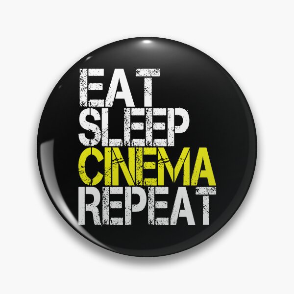 Item preview, Eat Sleep Cinema Repeat, Grunge  designed and sold by ACC .