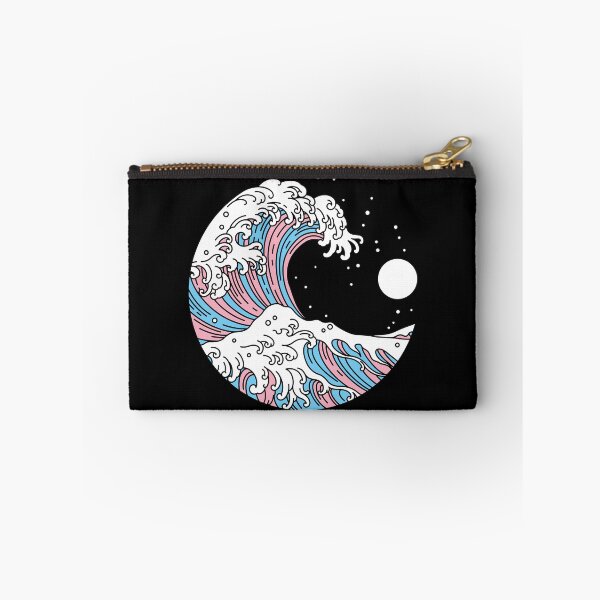 Item preview, Great Wave of Kanagawa Transsexual Pride Flag designed and sold by Queer Pride Shop.