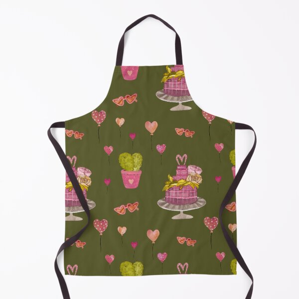 Item preview, Cake cactus balloon pattern cute a watercolor green designed and sold by Yana Mustafina | Boho Soulful Designs.