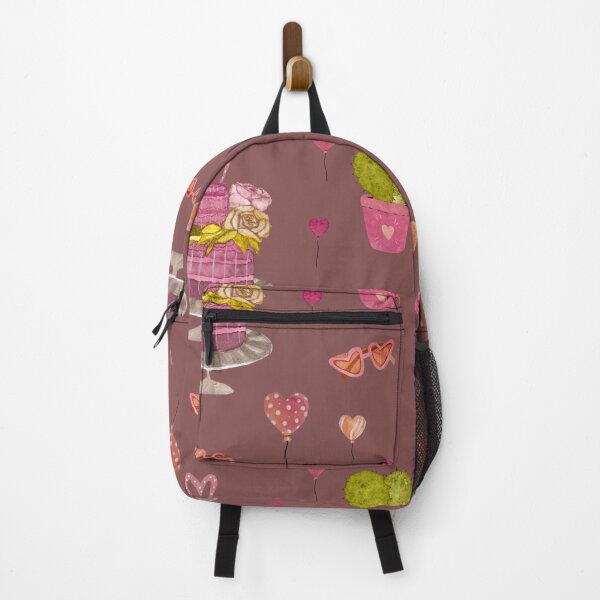 Item preview, Cake cactus balloon pattern cute a watercolor pink designed and sold by Yana Mustafina | Boho Soulful Designs.