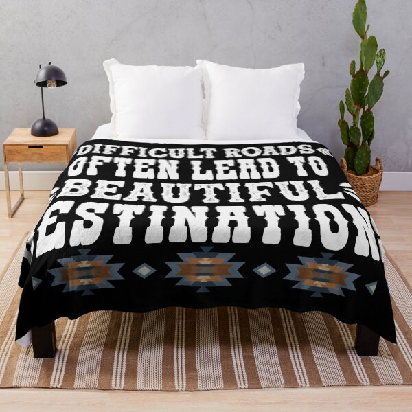 Item preview, Difficult Roads Often Lead To Beautiful Destinations - Inspirational Saying designed and sold by handsoftime2020.