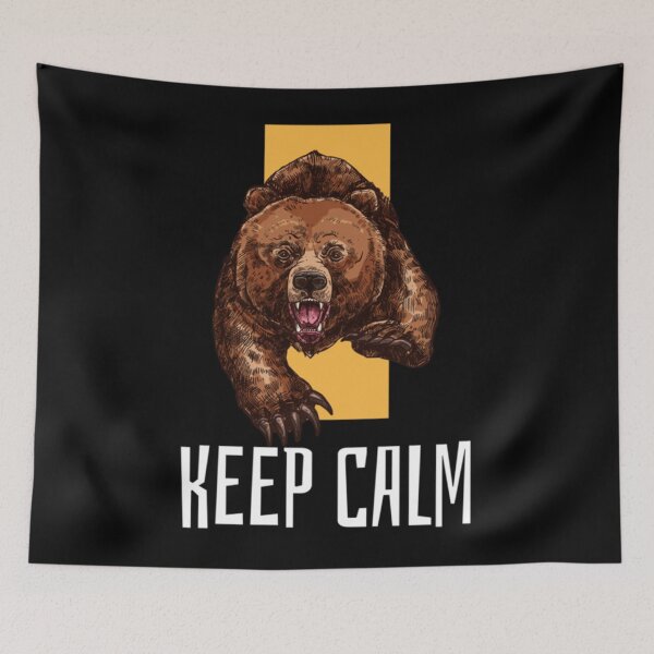 Item preview, Keep Calm And Look At Me  Scarry Hippo      designed and sold by BusyPuzzlea.