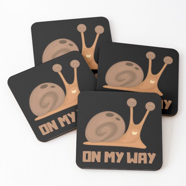 Item preview, On My Way Snail designed and sold by trendingatees.