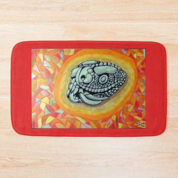 Item preview, 707 - MAYAN SNAKE SKULL CARVING - DAVE EDWARDS - COLOURED PENCILS - 2022 designed and sold by BLYTHART.