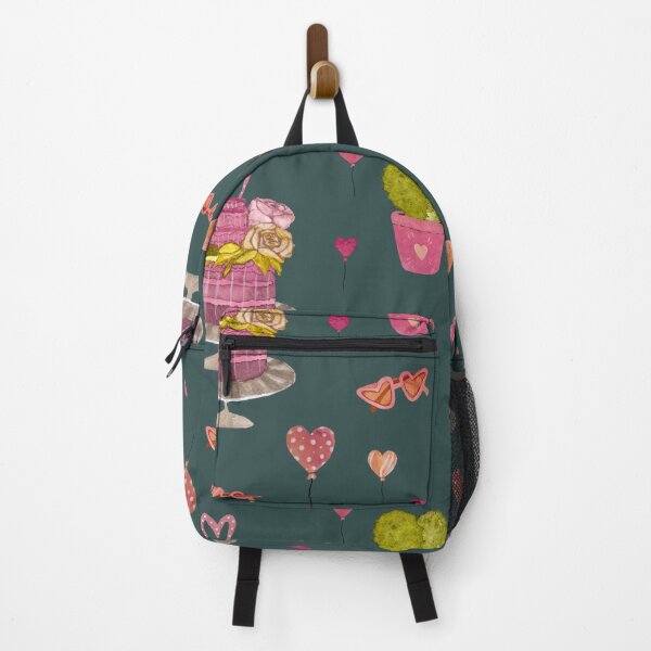 Item preview, Cake cactus balloon pattern cute a watercolor turquoise designed and sold by Yana Mustafina | Boho Soulful Designs.