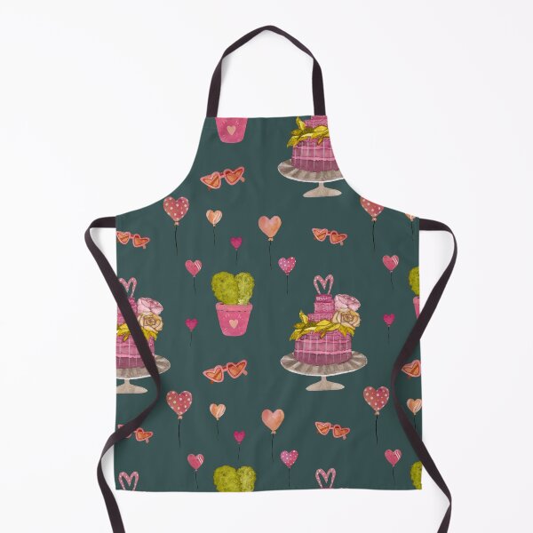 Item preview, Cake cactus balloon pattern cute a watercolor turquoise designed and sold by Yana Mustafina | Boho Soulful Designs.