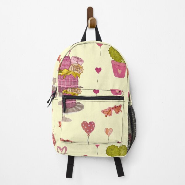 Item preview, Cake cactus balloon pattern cute a watercolor yellow designed and sold by Yana Mustafina | Boho Soulful Designs.