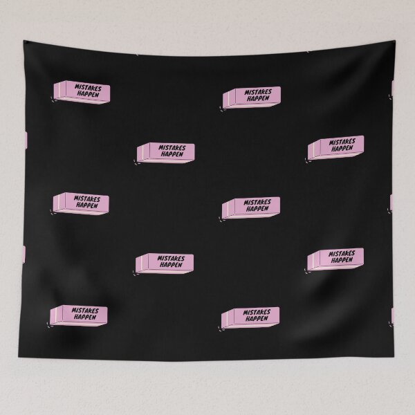 Item preview, mistakes happen pink eraser designed and sold by indie cottage.