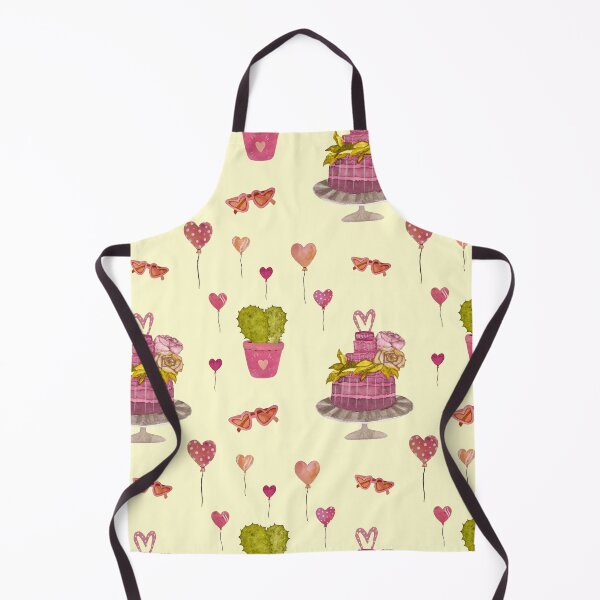 Item preview, Cake cactus balloon pattern cute a watercolor yellow designed and sold by Yana Mustafina | Boho Soulful Designs.