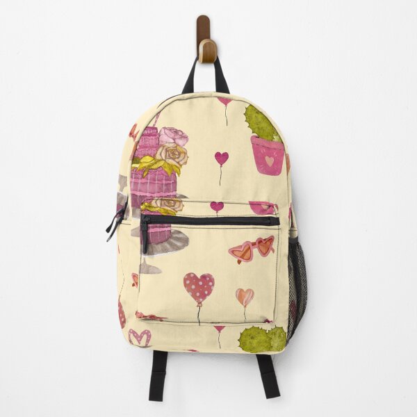 Item preview, Cake cactus balloon pattern cute a watercolor beige designed and sold by Yana Mustafina | Boho Soulful Designs.