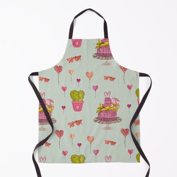 Item preview, Cake cactus balloon pattern cute a watercolor mint designed and sold by Yana Mustafina | Boho Soulful Designs.