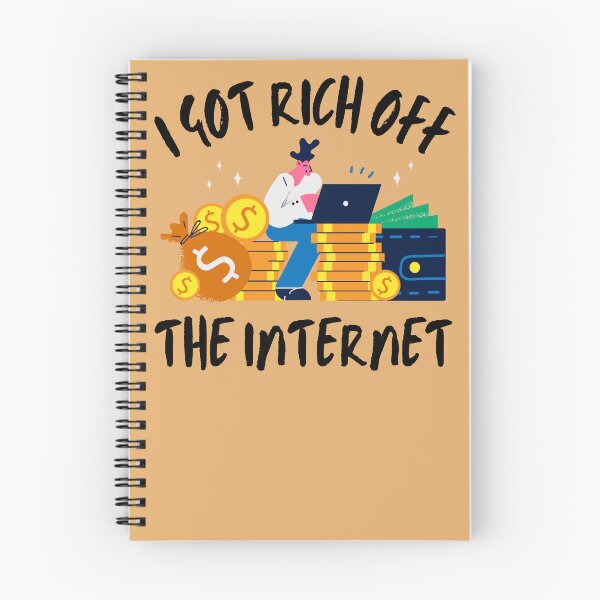 Item preview, I Got Rich Off The Internet designed and sold by to-esu.