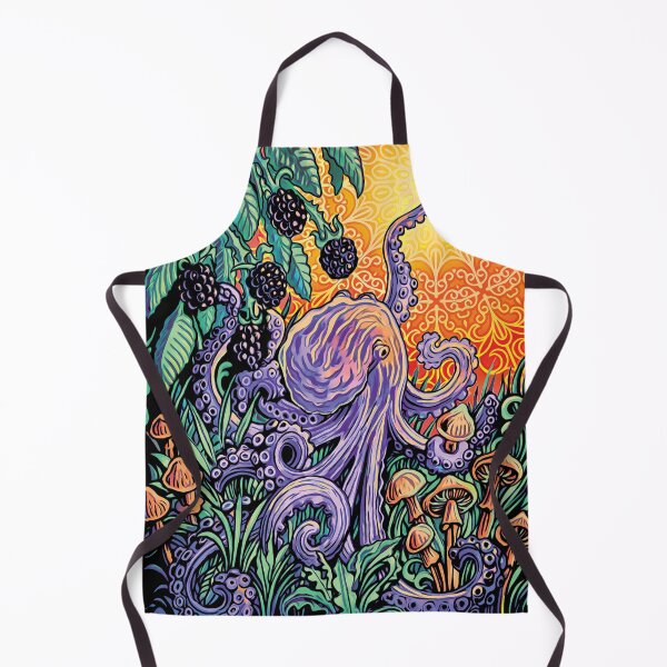 Item preview, Blackberry Octopus in the mushroom patch designed and sold by Ty Meier.