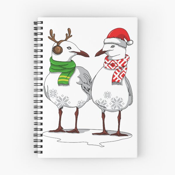Item preview,  Christmas Seagulls  designed and sold by NadyaOrangeKiss.