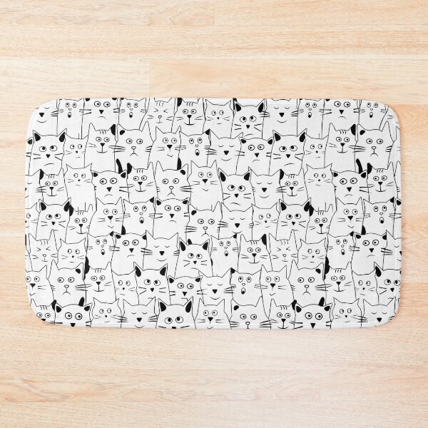 Item preview, Crowd of Cats Pattern Ver. 2 designed and sold by coltian.