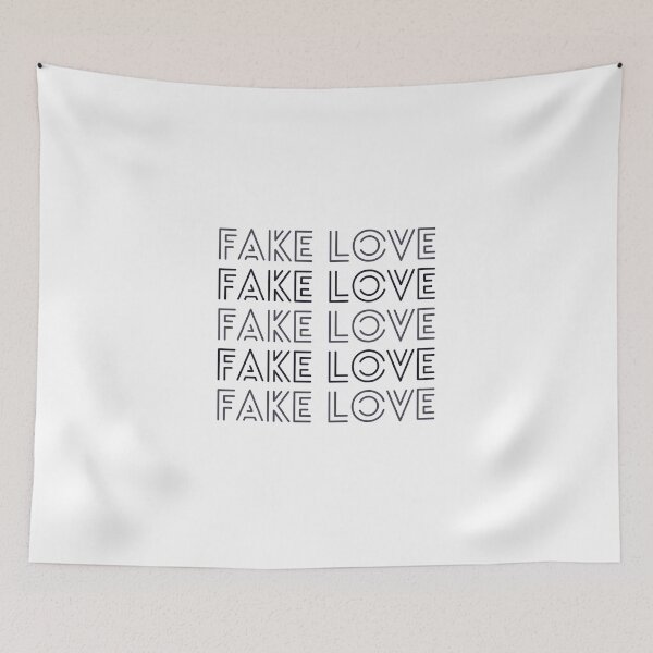 Item preview, "Fake Love" design by TaeMoonic designed and sold by TaeMoonic.