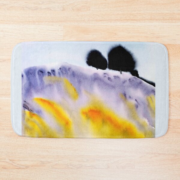 Item preview, Slope Hill  Watercolor Landscape designed and sold by amira.