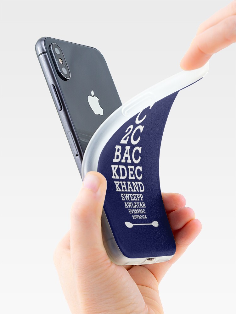 Alternate view of Whitewater Kayak Roll Eye Chart for Kayakers and Paddlers iPhone Case & Cover