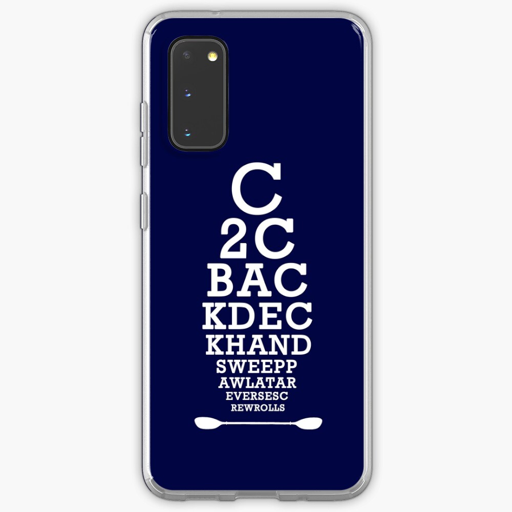 Whitewater Kayak Roll Eye Chart for Kayakers and Paddlers Case & Skin for Samsung Galaxy