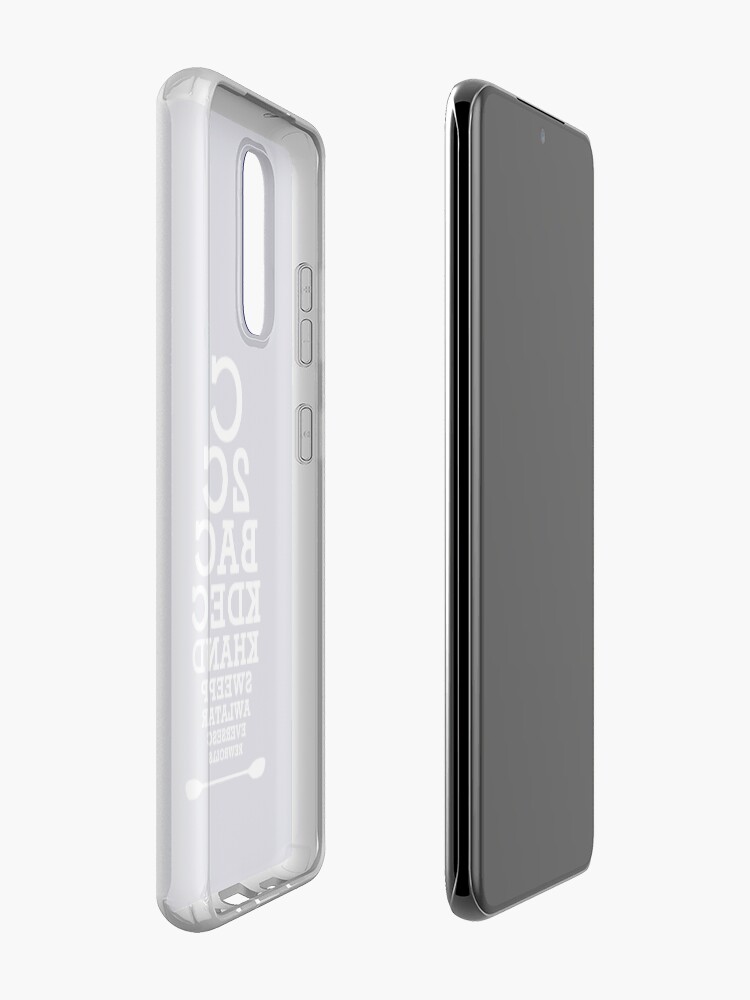 Alternate view of Whitewater Kayak Roll Eye Chart for Kayakers and Paddlers Case & Skin for Samsung Galaxy