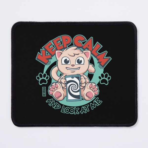 Item preview, Keep Calm and Look At Me Cat designed and sold by BusyPuzzlea.