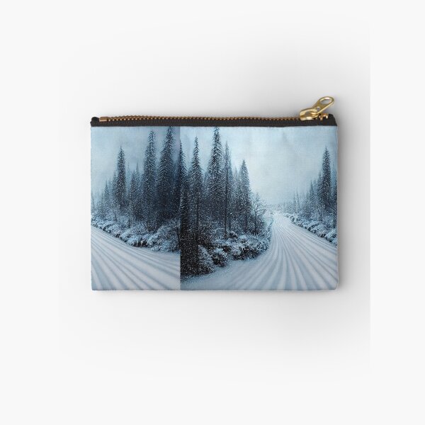 Item preview, Winter road trees designed and sold by ComicsFactory.